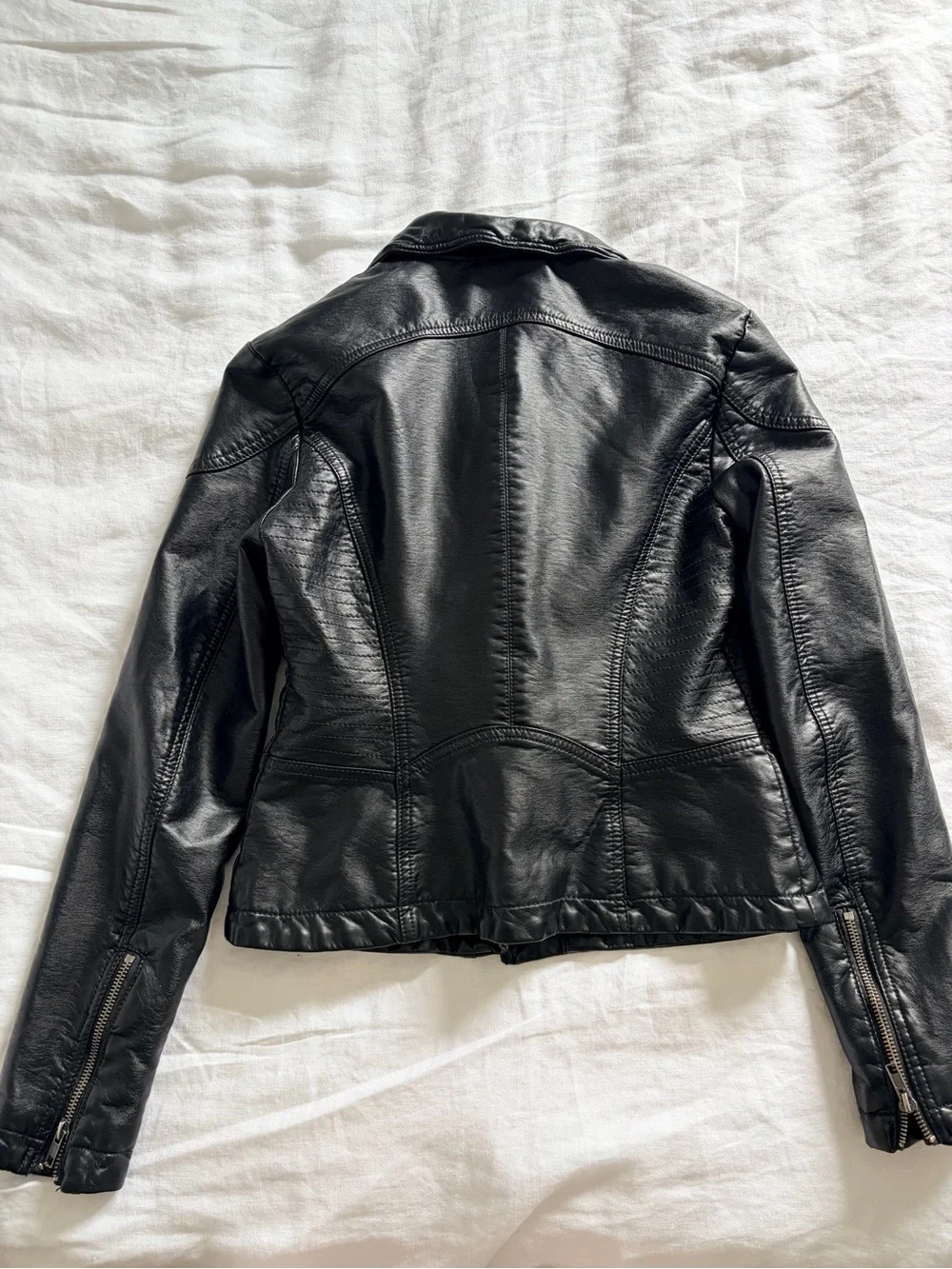 Free People Vegan Leather Moto Jacket - 4